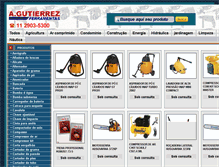 Tablet Screenshot of agutierrez.com.br